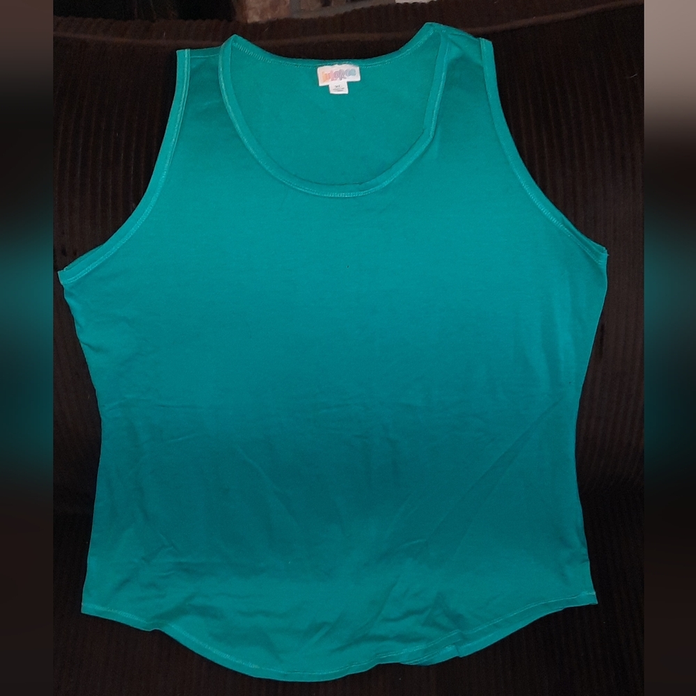 LuLaRoe Vibrant Teal Tank Top
